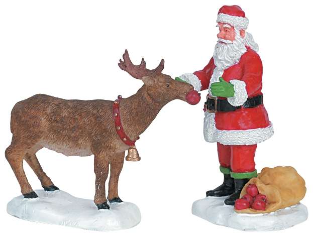 LEMAX VILLAGE - REINDEER TREATS SET OF 2 62226