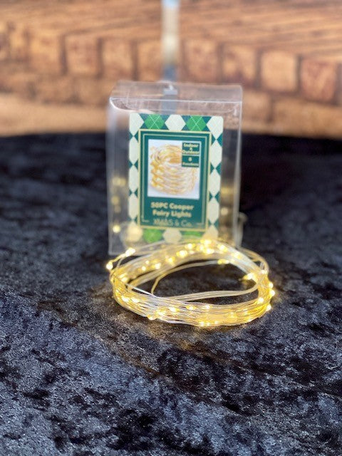 50 LED WARM WHITE MICRO LIGHTS BATTERY OPERATED 