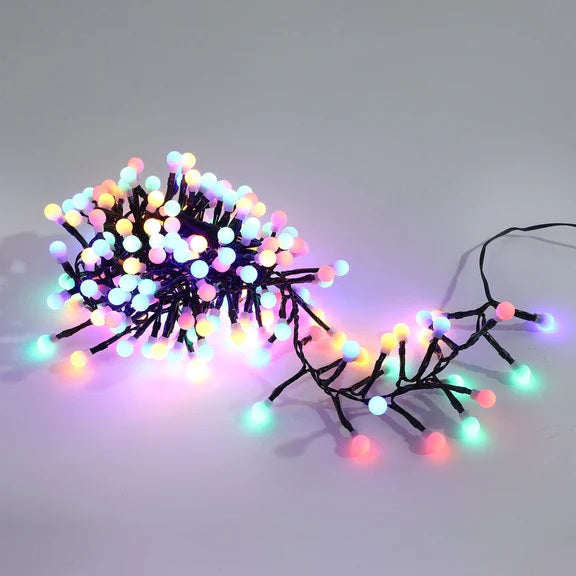 CONNECTABLE CHERRY CLUSTER STRING LIGHTS 300 LED MULTICOLOUR CLT300MG