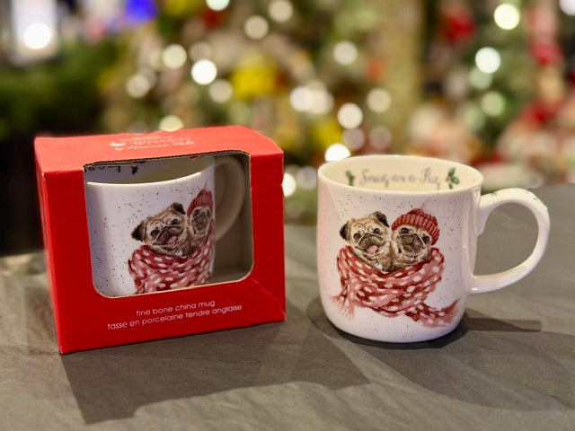 WRENDALE SNUG AS A  PUG MUG 