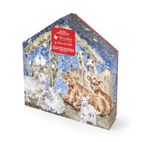 WRENDALE DESIGN BOXED 6 PIECE NATIVITY ORN SET