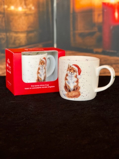 WRENDALE CHRISTMAS FOXTIVITIES MUG