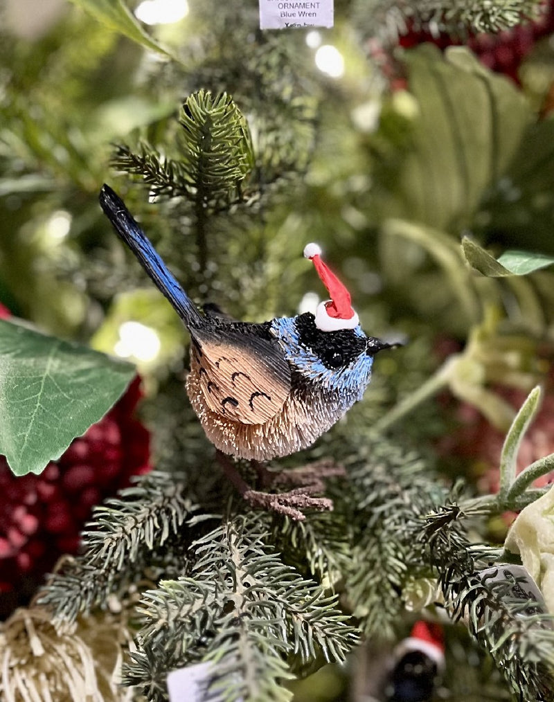 BLUE WREN AUSSIE HANGING DECORATION