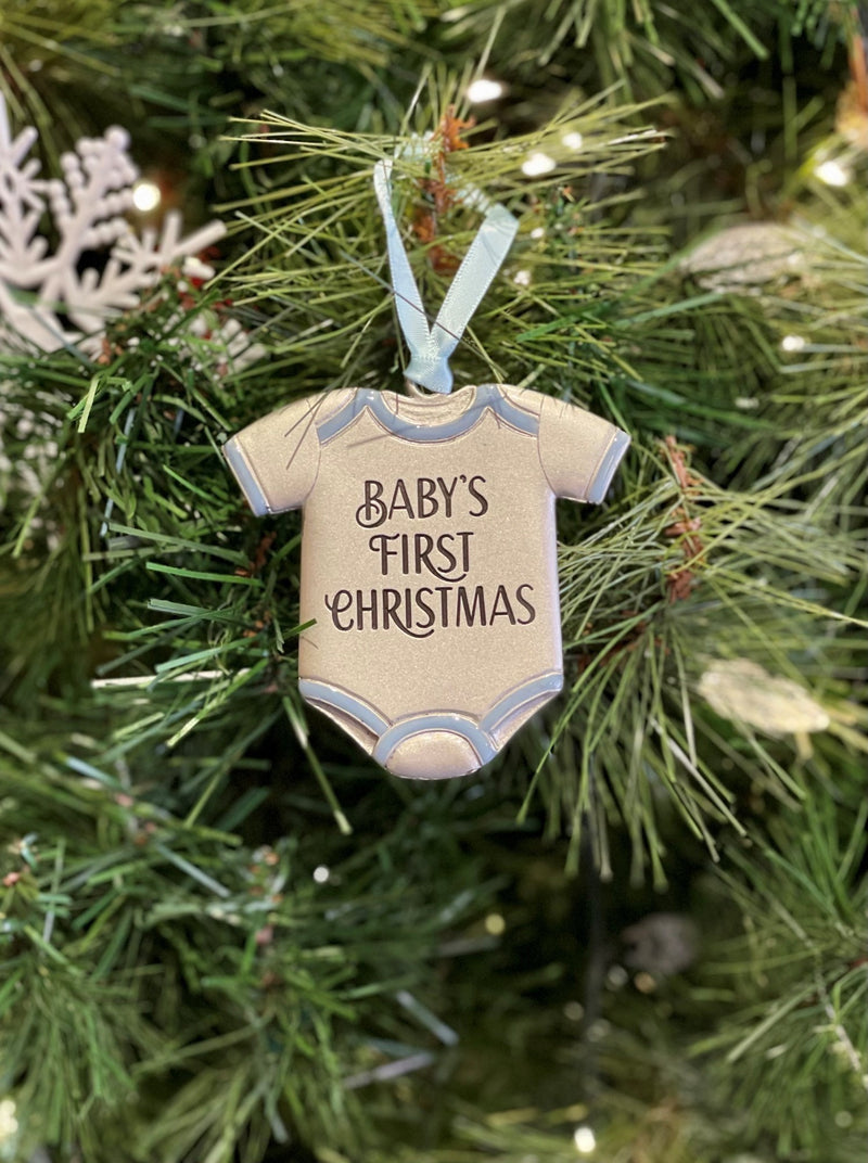 BABYS FIRST CHRISTMAS BOY ORNAMENT C0894B