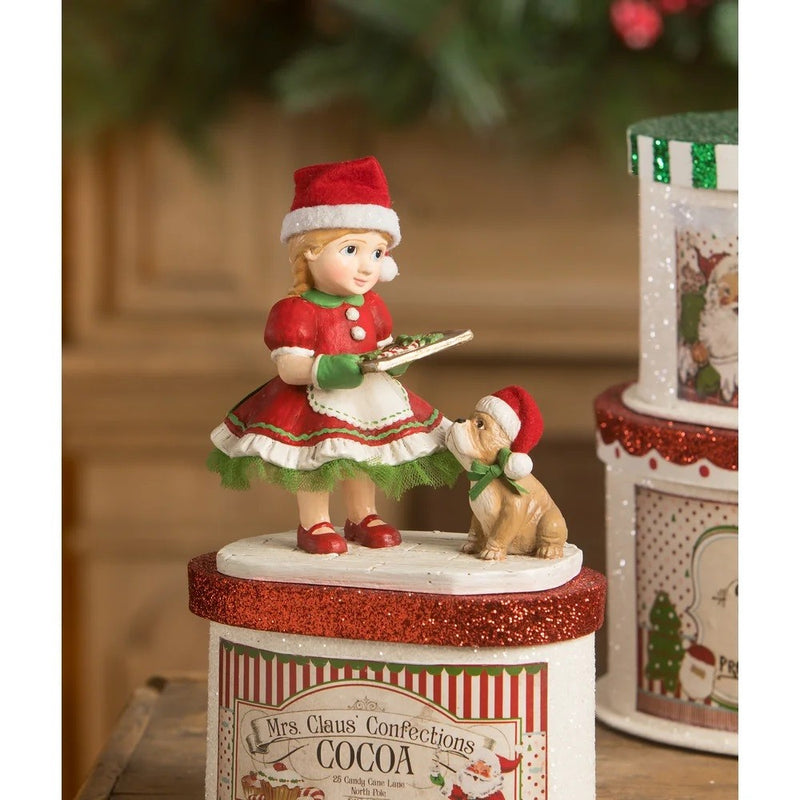 BETHANY LOWE - CHRISTMAS COOKIE CAROLINE WITH PUP TD2136