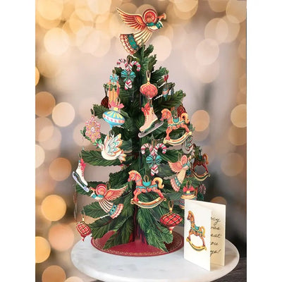 CHRISTMAS TREE POP UP CHRISTMAS CARD