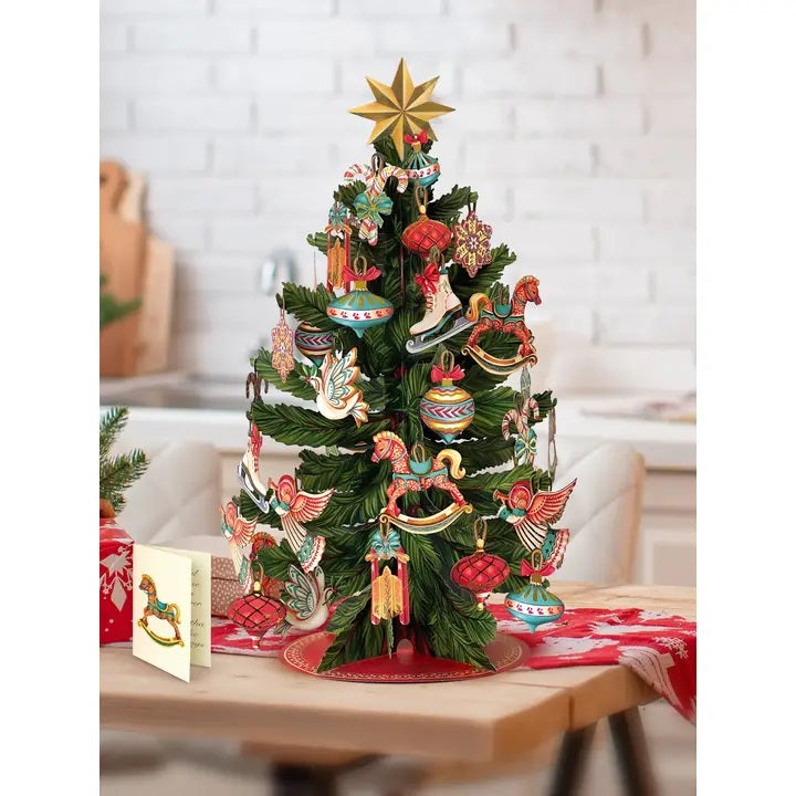 CHRISTMAS TREE POP UP CHRISTMAS CARD