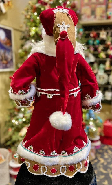 KATHERINE'S COLLECTION - 24" GINGERBREAD SANTA