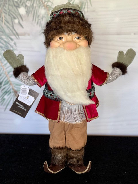 KATHERINE'S SANTA'S HIDEAWAY GNORBITT GNOME DOLL 28-128143