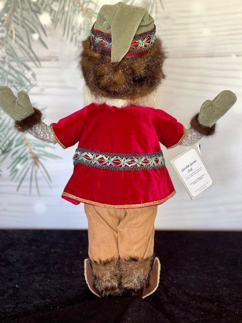 KATHERINE'S SANTA'S HIDEAWAY GNORBITT GNOME DOLL 28-128143
