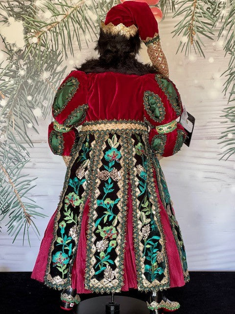KATHERINE'S GLORIOUS TIDINGS 32IN SANTA KINGSTON TIDINGS DOLL 28-128164