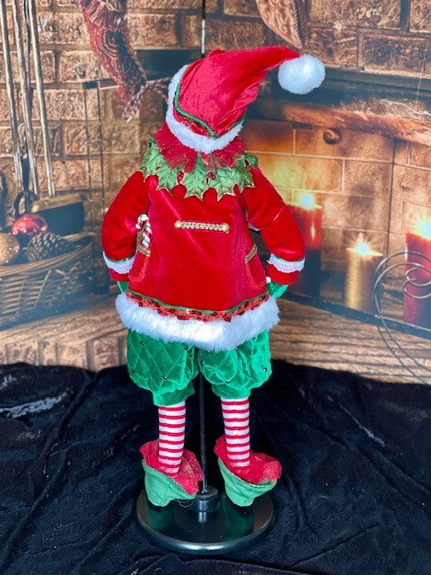 KATHERINE'S COLLECTION SANTA CLAUS IS COMING TO TOWN - 26" NICE DOLL