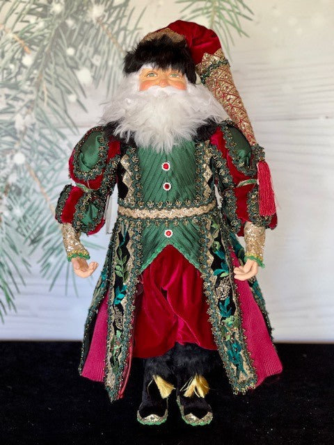 KATHERINE'S GLORIOUS TIDINGS 24in SANTA KINGSTON TIDINGS DOLL 28-128210