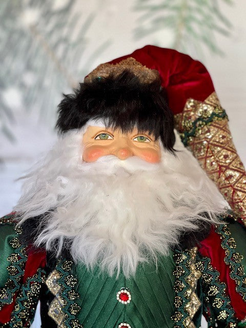 KATHERINE'S GLORIOUS TIDINGS 24in SANTA KINGSTON TIDINGS DOLL 28-128210