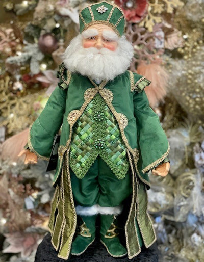 EVERGREEN LANE - 24" NICHOLAS GREEN SANTA 28-128223