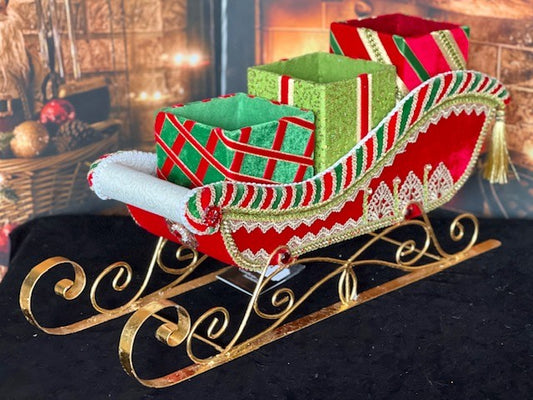 KATHERINE'S COLLECTION -12INCH ALL THE TRIMMINGS SLED SERVING PIECE 28-228568