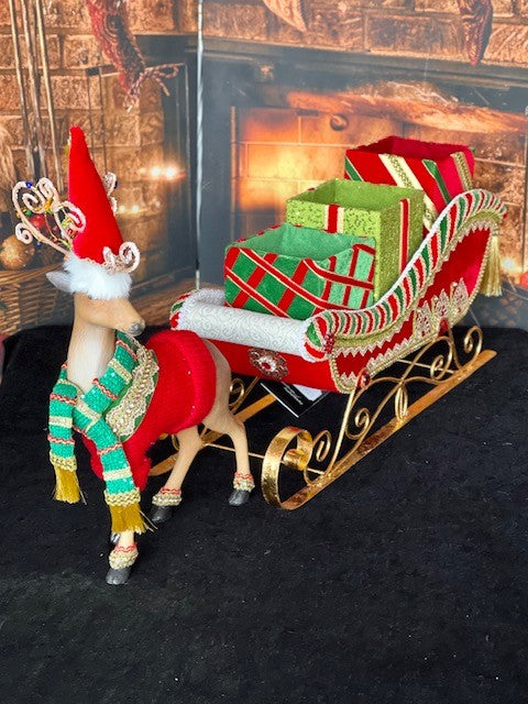 KATHERINE'S COLLECTION -12INCH ALL THE TRIMMINGS SLED SERVING PIECE 28-228568