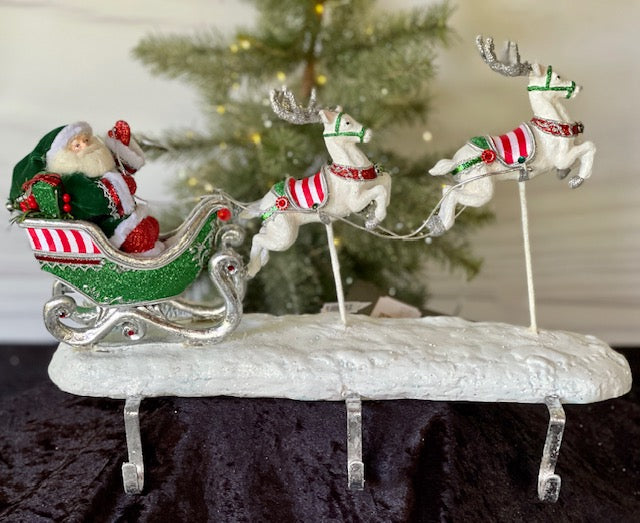 KATHERINE'S COLLECTION - PEPPERMINT PALACE STOCKING HOLDER 28-328042