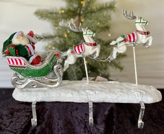 KATHERINE'S COLLECTION - PEPPERMINT PALACE STOCKING HOLDER 28-328042