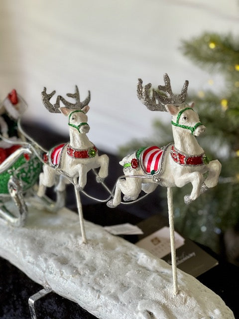 KATHERINE'S COLLECTION - PEPPERMINT PALACE STOCKING HOLDER 28-328042