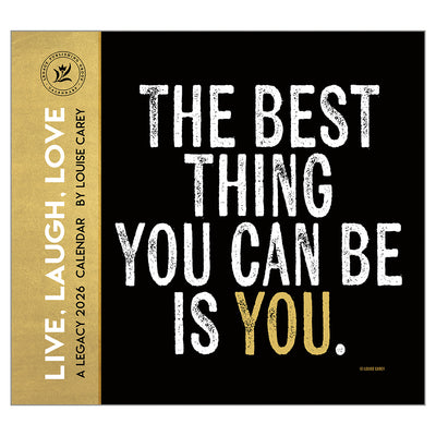 LEGACY CALENDAR 2026 - LIVE, LAUGH, LOVE