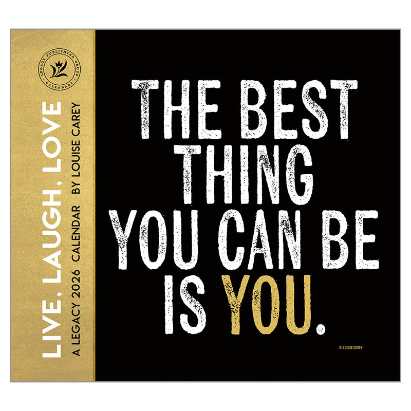 LEGACY CALENDAR 2026 - LIVE, LAUGH, LOVE