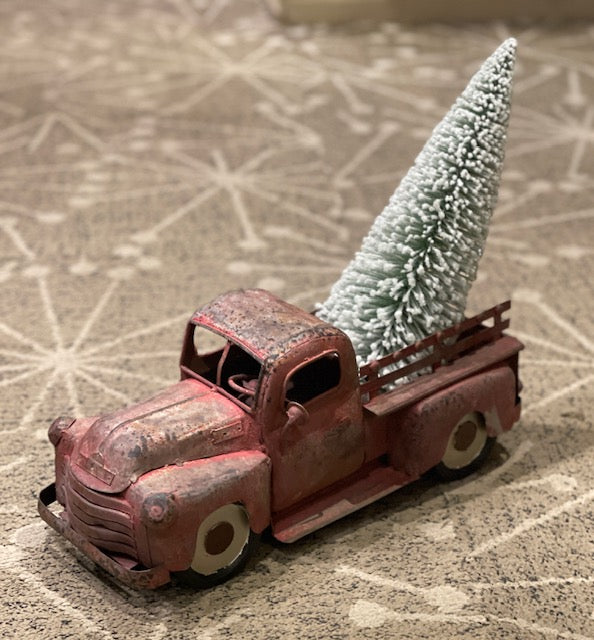 RAGON HOUSE RUSTIC 16 INCH RED TRUCK