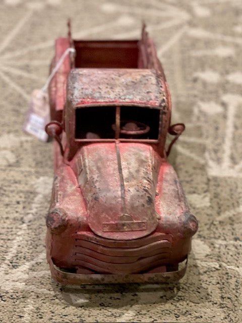 RAGON HOUSE RUSTIC 16 INCH RED TRUCK