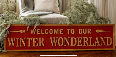 RAGON HOUSE WELCOME TO OUR WINTER WONDERLAND E193214 (PICK UP IN STORE ONLY)