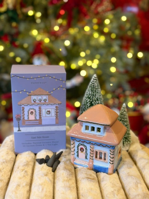 EAST SIDE HOUSE CERAMIC HOUSE WITH INCENSE CONES IN0027AU
