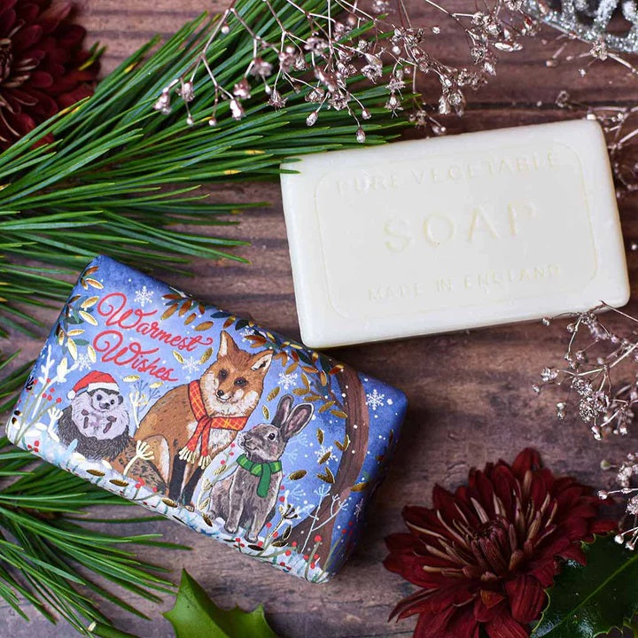 WARMEST WISHES CHRISTMAS SOAP BAR