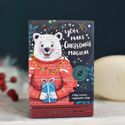 POLAR BEAR MINI CHRISTMAS SOAP BAR