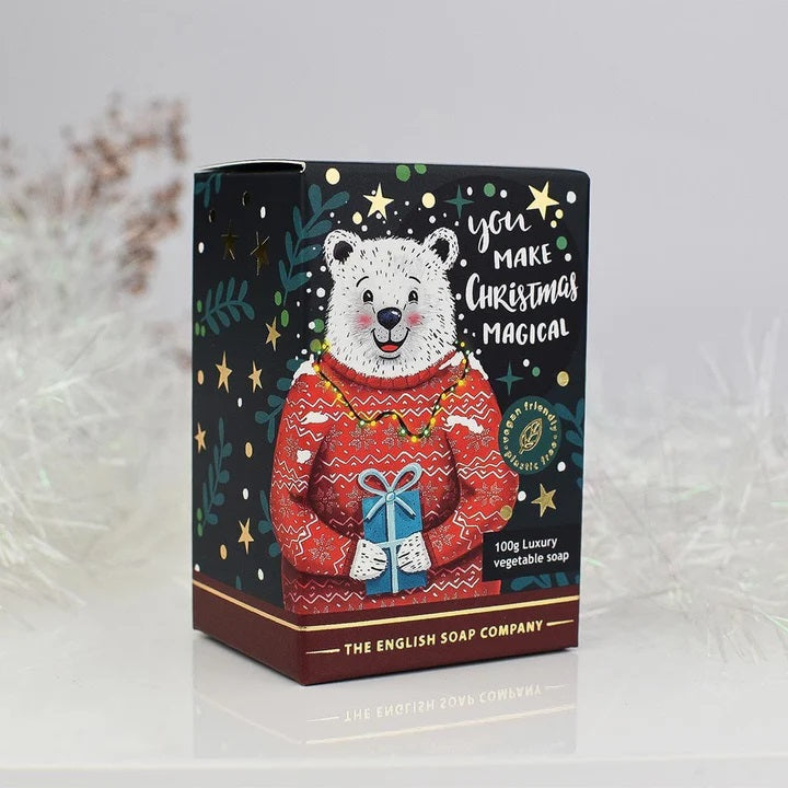 POLAR BEAR MINI CHRISTMAS SOAP BAR