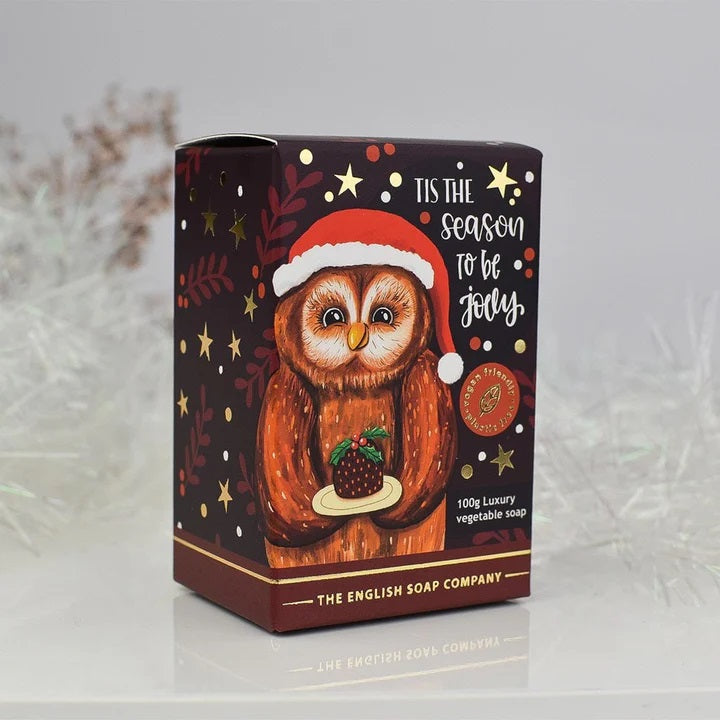 OWL CHRISTMAS MINI SOAP BAR