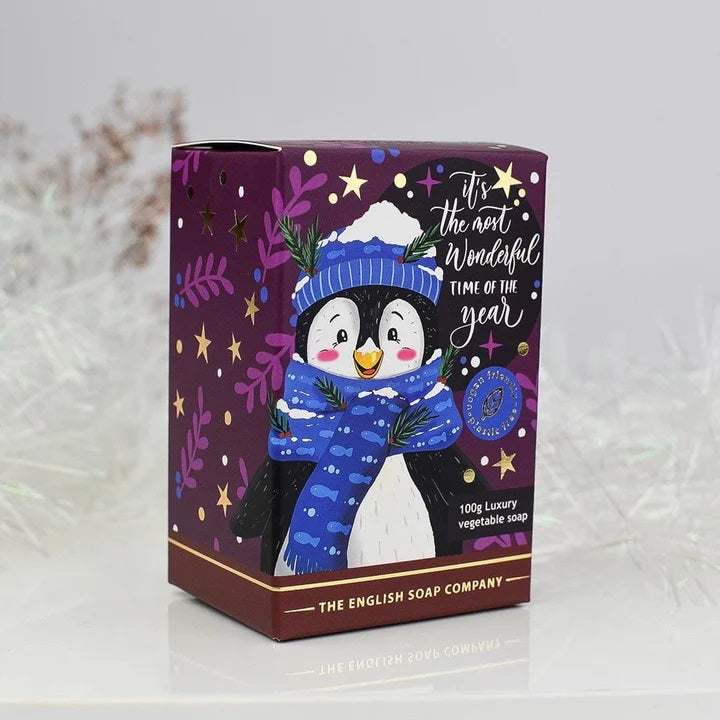 PENGUIN CHRISTMAS MINI SOAP BAR