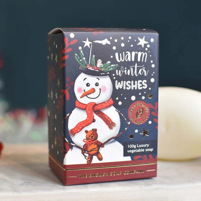 SNOWMAN CHRISTMAS MINI SOAP BAR