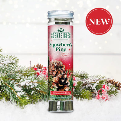 SCENTSICLES SNOWBERRY PINE SCENTED TREE ORNAMENTS 