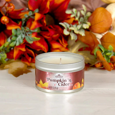 SCENTSICLES CANDLE TIN - PUMPKIN 'N CIDER