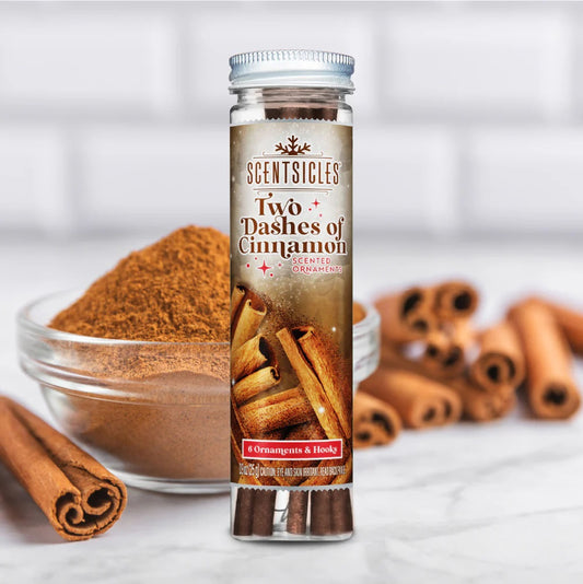 SCENTSICLES CINNAMON SCENTED CHRISTMAS TREE DECORATIONS