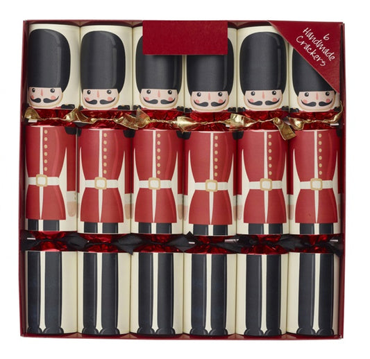 LONDON GUARD BOX OF 6 CHRISTMAS CRACKERS 62215RR