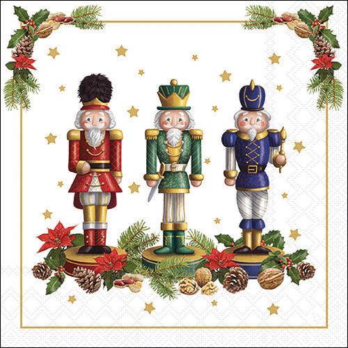 BEARDED NUTCRACKER PACK 20 LUNCHEON NAPKINS 33318090