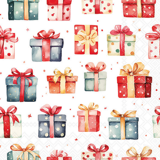 GIFT BOXES 20 PACK LUNCHEON NAPKINS 33320215