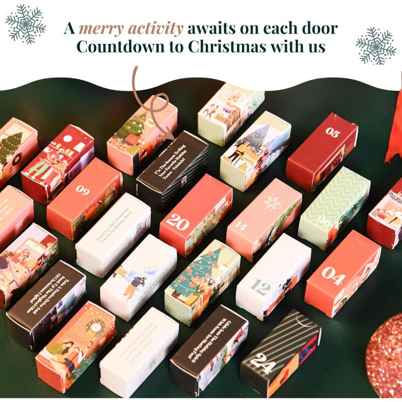 24 DAY ADVENT CALENDAR OF ESSENTIAL OILS GIFT PACK FLKWEL24