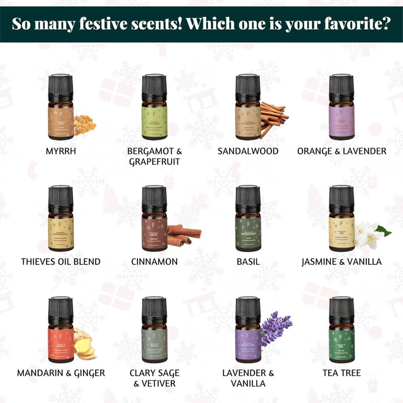 24 Day Essential Oil Advent Calendar FLKEO5GB24