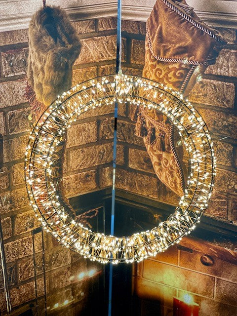 CIRCLES LIGHT WREATH 800 LED 36CM