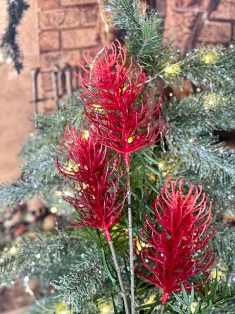 RED GREVILLEA SPRAY 6964RD