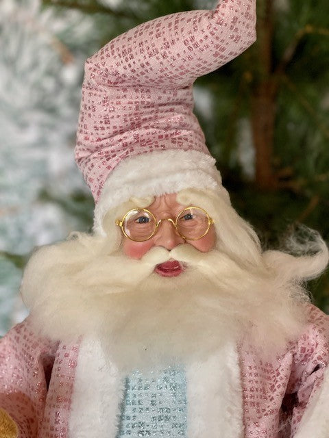 NORTH POLE CANDY SANTA WITH BEAR X1720