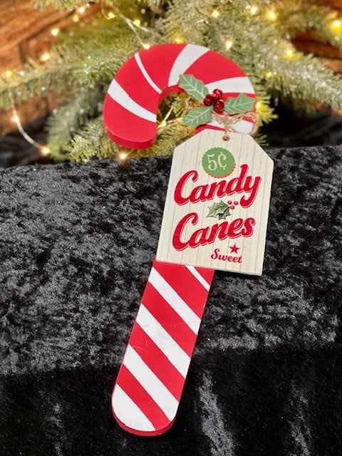 CANDY CANES 5c WALL SIGN X2124