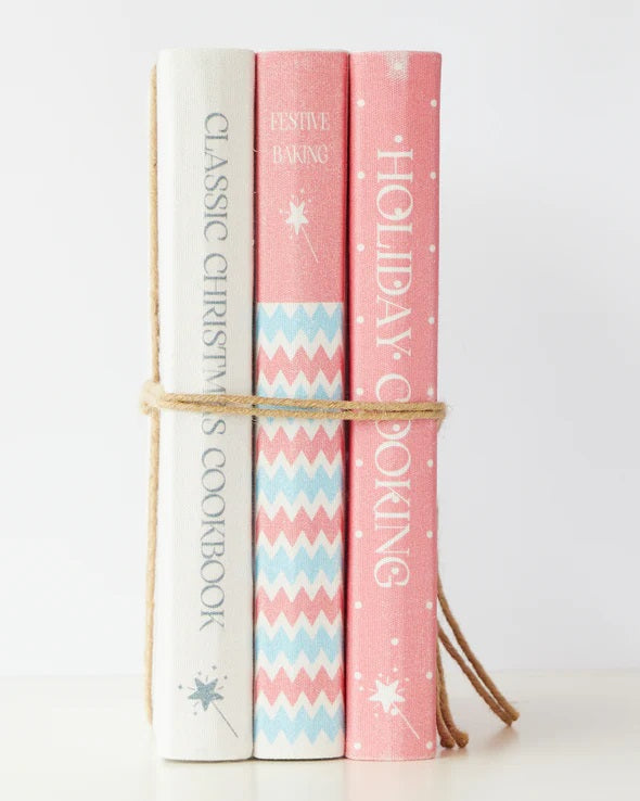 CHRISTMAS COOK BOOK STACK OF 3 X2481