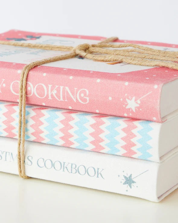 CHRISTMAS COOK BOOK STACK OF 3 X2481